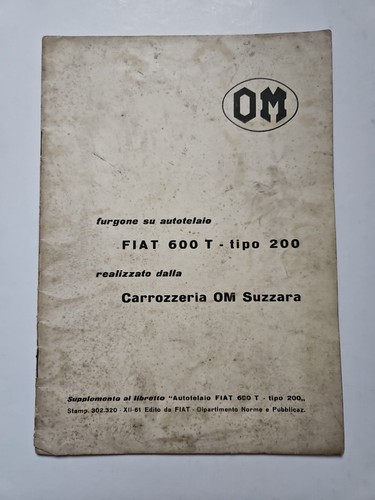 Fiat 600 tipo - 200, furgone