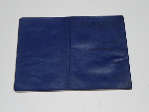 Fiat 600 furgone libretto - furgone,